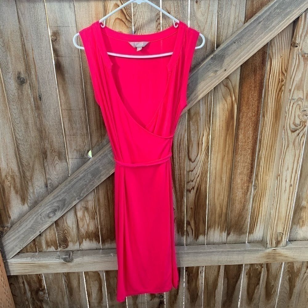Merona sleeveless crisscross dress side slit xs